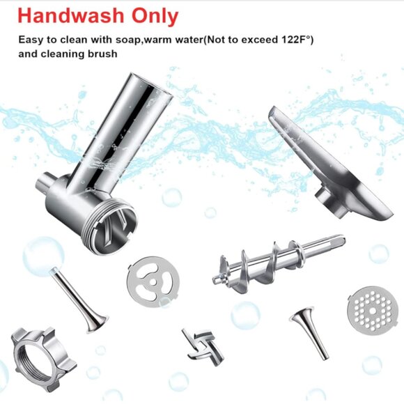 Metal Meat Grinder Attachment for KitchenAid Stand Mixers - Picture 6 of 6